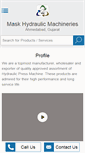 Mobile Screenshot of maskhydraulics.com