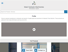Tablet Screenshot of maskhydraulics.com